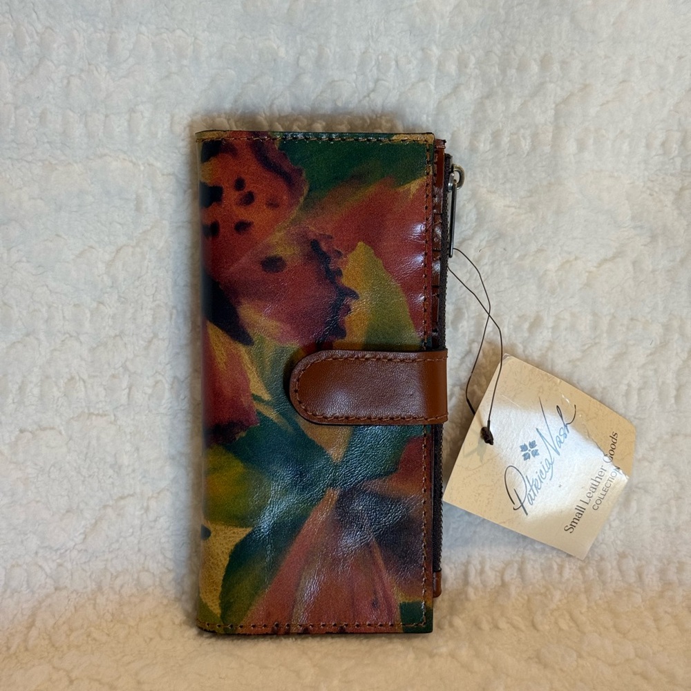 Patricia Nash Multicolor Leather NAZARI Wallet NWT 🦋